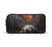 DWVTFSM Trousse à crayons nuit et tête de mort de grande capacité pour homme et femme