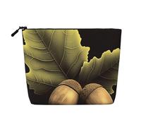 Dwvtfsm Trousse de maquillage avec deux glands pour femme, imperméable, en lin, organiseur de voyage léger à fermeture éclair, trousse de toilette de voyage, organisateur de pinceaux de maquillage