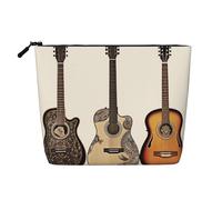 Dwvtfsm Trousse de maquillage en lin imperméable avec fermeture éclair pour femme, trousse de toilette de voyage légère avec fermeture éclair, sac de rangement pour pinceaux de maquillage
