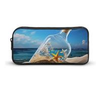 DWVTFSM Trousse d'hiver de Noël de grande capacité, jolie trousse à crayons, maquillage pour homme et femme