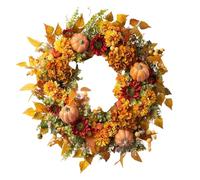 dwxnauixl Améliorez Votre Espace avec Une Charmante Couronne d'automne adaptée à la Maison et au Bureau, à l'intérieur, l'extérieur, au Mur, la fenêtre, fête, Mariage, décoration