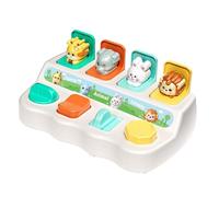 dwxnauixl Boîte à énigmes animales - Jeu interactif de Cause à Effet - Expérience éducative et ludique pour Les Tout-Petits - Jouet de Cause Effet pour