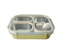 dwxnauixl Boîte à lunch Steel Keeper Dites non Pour aux contenants en plastique Boîte à lunch en acier inoxydable acier inoxydable Sandwichs, vert