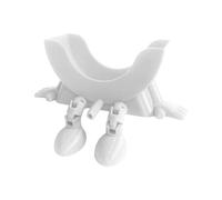 dwxnauixl Boîte de Rangement pour éponges décorative avec Support à éponge imprimé en 3D pour Scrub Daddy. Garde Les éponges au Sec. Joli Support Suspendu avec égouttoir. à Amusant, Blanc