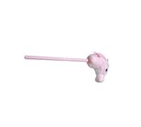 dwxnauixl Cheval à bâton Ravissant pour Les Jeunes Cavaliers, encourageant Le Jeu Actif et l'imagination. Idéal pour Le Jardin . Cheval à bâton pour , Rose , 70 x 30 cm