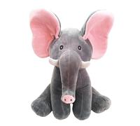 dwxnauixl Éléphant Chantant pour Ultra Doux avec Compagnon pour Les bébés : des Aventures ludiques et Un développement cognitif. Peluche électrique pour