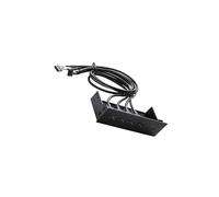 dwxnauixl Hub USB Frontal 25 Pouces : intégration Transparente pour Une Gestion Efficace des périphériques et Le Transfert de données. Lecteur Optique Plug, 4 Ports USB 2.0, 163 x 105 x 53 mm