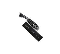 dwxnauixl Hub USB Frontal 25 Pouces : intégration Transparente pour Une Gestion Efficace des périphériques et Le Transfert de données. Lecteur Optique Plug, 4 Ports USB 3.0 et 2.0, 163 x 105 x 53 mm