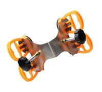 dwxnauixl Outil de pose de joints de comptoir avec ventouses, angle droit à 90°, efficace pour assembler et niveler pierres et carreaux, professionnel et , Quatre ventouses