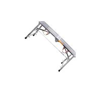 dwxnauixl Plateforme d'échafaudage Pliable et Robuste, Hauteur réglable, pour Applications domestiques, garages et Bureaux. Échafaudage Portable à Hauteur