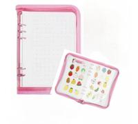 dwxnauixl Sac à Multifonctionnel pour collectionneuse de Broches, avec Compartiments pour épingles, en PVC tissé, idéal pour Les Broches et Les Boucles d'oreilles, Rose