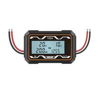dwxnauixl Wattmètre et ampèremètre CC avec mesures électriques détaillées - Projets de bricolage - Wattmètre - Ampèremètre - Puissance CC - (W) -, 100A