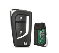 DWYYJJ pour Toyota Hilux pour Yaris pour Yaris pour Cross 2015 + 2BTN BA2TA H (8A) Puce 89070-0KB40 FILP clé de Voiture télécommandée Pliante