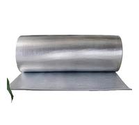 DWZL Rouleau d'Isolation Réflective Autoadhésive 5mm Double Face - Double Couche à Bulles pour Voiture, Toit, Camping-Car, Abri, Mur, Combles, Bouclier Thermique(Size:10㎡= 1x10m)