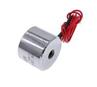DWZSRJLW Électro-Aimant P20/15 Cylindre Aimant électrique DC 5V 6V 12V 24V Aspiration 3KG 30N solénoïde électro-Aimant Fort pièces de Rechange(5V)