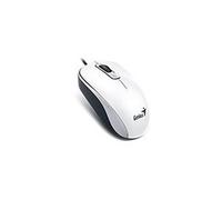 Genius DX-110 - Souris - droitiers et gauchers - optique - 3 boutons - filaire - USB - blanc Blanc G
