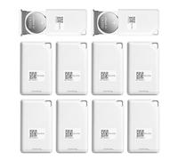 DX-CP35 BLE 5.1 Balise miniature avec batterie remplaçable et données de diffusion personnalisables pour le suivi des actifs et du personnel (prend en charge iBeacon/Eddystone) (DX-CP35 x 10 pièces)