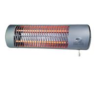 Dx Drexon Chauffage réglette céramique mural 1200 W - IP24 - Gris métallisé