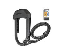 Hiplok Dx+ U-lock Noir 14 x 85 x 150 mm Black