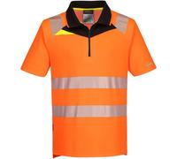 Dx4 Polo Haute Visibilité Mc - S - Orange/noir Portwest