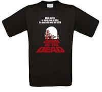 dx45EETY Dawn of The Dead Zombie Horror Cult Movie T-Shirt