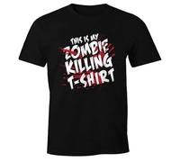 dx45EETY Mens This is My Zombie Killing T-Shirt Halloween Horror Fun Shirt