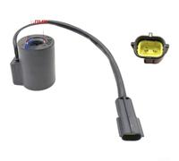 DX55 DX75 Bobine d'électrovanne de sécurité pilote d'excavatrice 24 V, alésage de 16 mm, boîtier en métal haute résistance pour résistance à l'huile, ajustement direct avec faisceau de câblage inclus
