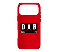 DXB Dubaï Emirats Arabes Voyage Airport Code Country Souvenir Coque pour iPhone 17 Pro Max