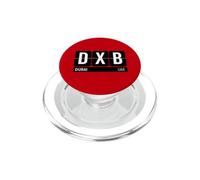 DXB Dubaï Emirats Arabes Voyage Airport Code Country Souvenir PopSockets PopGrip pour MagSafe