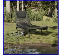 DXBK Lit de pêche avec pieds à boue réglables pliable camouflage 4006423