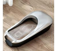 Dxcaicc Distributeur Automatique de Couvre-Chaussures,Distributeur Automatique de Couvre-Chaussures avec 600 Couvre-Chaussures en Plastique jetables, pour l'intérieur,l'usine,Argent