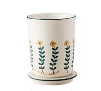 Dxcaicc Porte-ustensiles en céramique pour comptoir, Porte-ustensiles de Cuisine, égouttoir de Cuisine, Porte-ustensiles en céramique