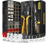 DxCRIMP Kit de Pince à sertir Connecteur JST, 23 Sortes Connecteurs JST-XH 2,5mm + Dupont 2.54mm, Connecteur Electronique Sertisseuse, Pinces à sertir 0,03-0,5mm²,pour Dupont, JST, SM, Molex, AMP