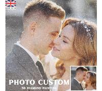 DXDOING Kit de Broderie Diamant Personnalisé: Décorez Votre Espace avec une Œuvre Unique en Diamant-30x50cm