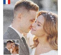 DXDOING Kit de Peinture Diamant 5D DIY Créez des Œuvres d'Art Mémorables avec vos Grands-Parents