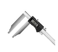 DXDRT Pied à Coulisse Digital 300 mm/12 inch à Longue Mâchoire,Pied à Coulisse Numérique en Acier Inoxydable avec Écran LCD,Digital Outil Micromètre pour Mesure Intérieure et Extérieure,Jaw 75mm/3"