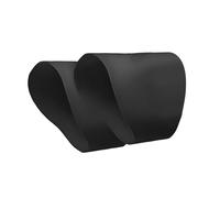 DXEHSEUY Bandes de lacets pour chaussures de football et de baseball, toutes les activités sportives, Noir, 6,2 x 4 cm, 6.2 x4 cm