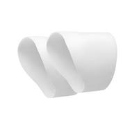 DXEHSEUY Bandes de lacets pour chaussures de football et de baseball, toutes les activités sportives, Blanc, 6,2 x 4 cm, 6.2 x4 cm