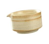 DXEHSEUY Bol à matcha traditionnel en céramique - Bol à thé en porcelaine pour débutants - Cadeau idéal - Jaune - 14 x 8 cm