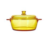DXEHSEUY Bol à soupe en verre avec couvercle - Bol à salade en verre pour sauces et ramen - 1 l
