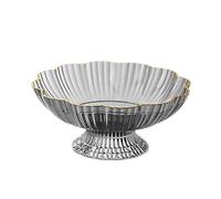 DXEHSEUY Bol de service à fruits avec trous de drainage pour comptoir de cuisine, maison, gris