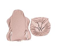 DXEHSEUY Ensemble de housses de chaise de bureau anti-poussière, extensibles, hydrofuges, lavables, rose clair
