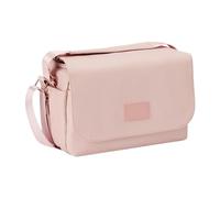 DXEHSEUY Étui à bandoulière pour appareil photo, objectifs, cartes mémoire, photographes, voyage, rose