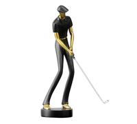 DXEHSEUY Figurine de golf créative décorative pour la maison, cadeaux d'artisanat pour la maison, cadeau d'amateur de golf, noir C, type C