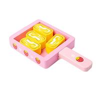 DXEHSEUY Jouet en bois pour gâteau de riz Mini accessoires pour développement d'intérêt