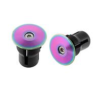 DXEHSEUY Lot de 2 bouchons de guidon de vélo colorés sans marque 3,2 x 2,6 cm