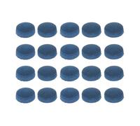 DXEHSEUY Lot de 20 embouts de queue de billard portables - 13 mm - Bleu