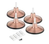 DXEHSEUY Lot de 4 niveleurs de pieds de table de billard en métal pour table de football/football - Or rose - Diamètre de vis : 12 mm