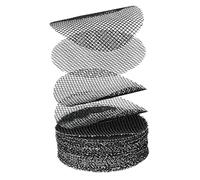 DXEHSEUY Lot de 50 grilles en maille pour pot de fleurs - Diamètre : 5 cm - Gris