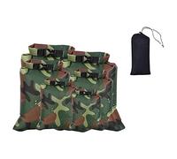 DXEHSEUY Lot de 6 sacs étanches portables enroulables pour canoë et cyclisme, vert foncé, 1.5L, 2.5L, 3L, 3.5L, 5L, 8L